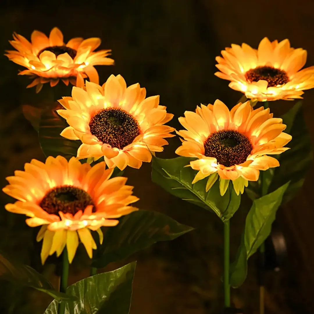 LED Solar de Girassol para Jardim